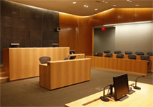 Photo of courtroom