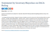 DHS statement on DACA ruling