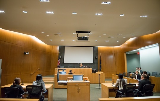 Apfelbaum Family Courtroom | Penn State Law