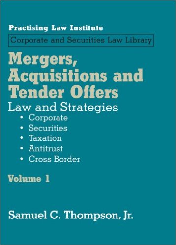 Mergers, Acquisitions and Tender Offers cover