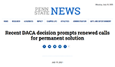 Penn State statement on DACA