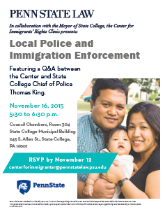 Local Police and Immigration Enforcement Flyer