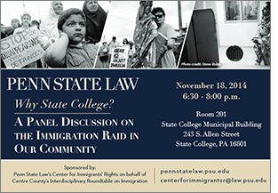Penn State Law Takeaway Materials from Immigration Raid Panel