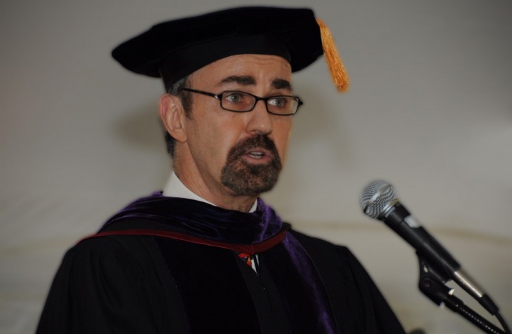 Professor Mogill addresses graduating class