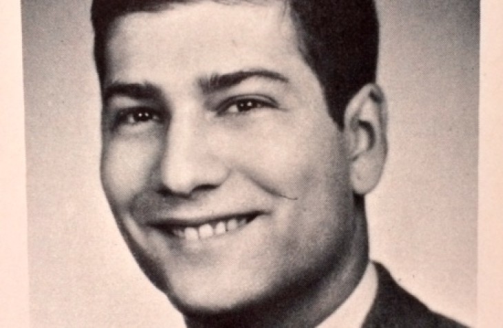 Lewis Katz in a yearbook photo. 