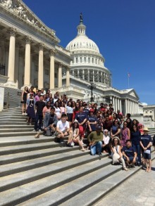 LL.M. students at the Capitol Building | Penn State Law