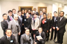 Penn State Law students at Penn State International Arbitration Day