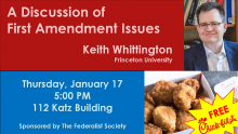 A Discussion of First Amendment Issues