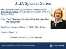 JLIA Speaker Series with Professor Farmer