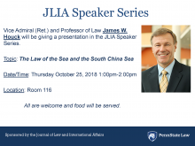 JLIA Speaker Series with Professor Houck