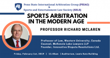 Sports Arbitration in the Modern Age