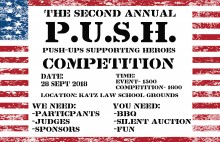 Flyer promoting the PUSH Competition