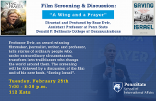 A Wing and a Prayer Screening