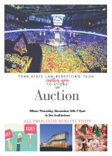 THON auction flyer