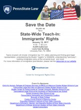 Teach-In: Immigrants' Rights | Penn State Law
