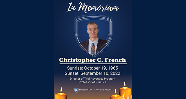 In Memoriam: Professor Christopher C. French