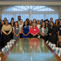 Group photo of Minority Mentor Program reception attendees